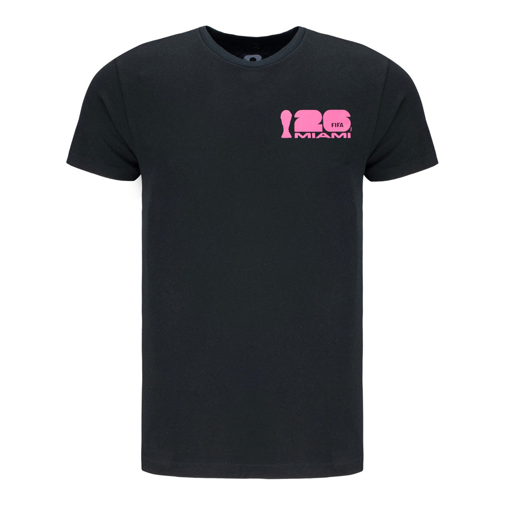 FIFA World Cup 2026™ Miami Poster Black T-Shirt - Unisex