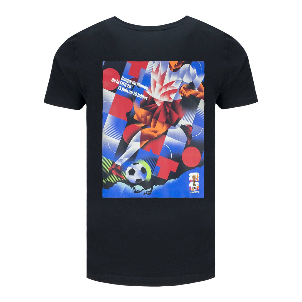 FIFA World Cup 2026™ Toronto Poster Black T-Shirt [FRE] - Unisex