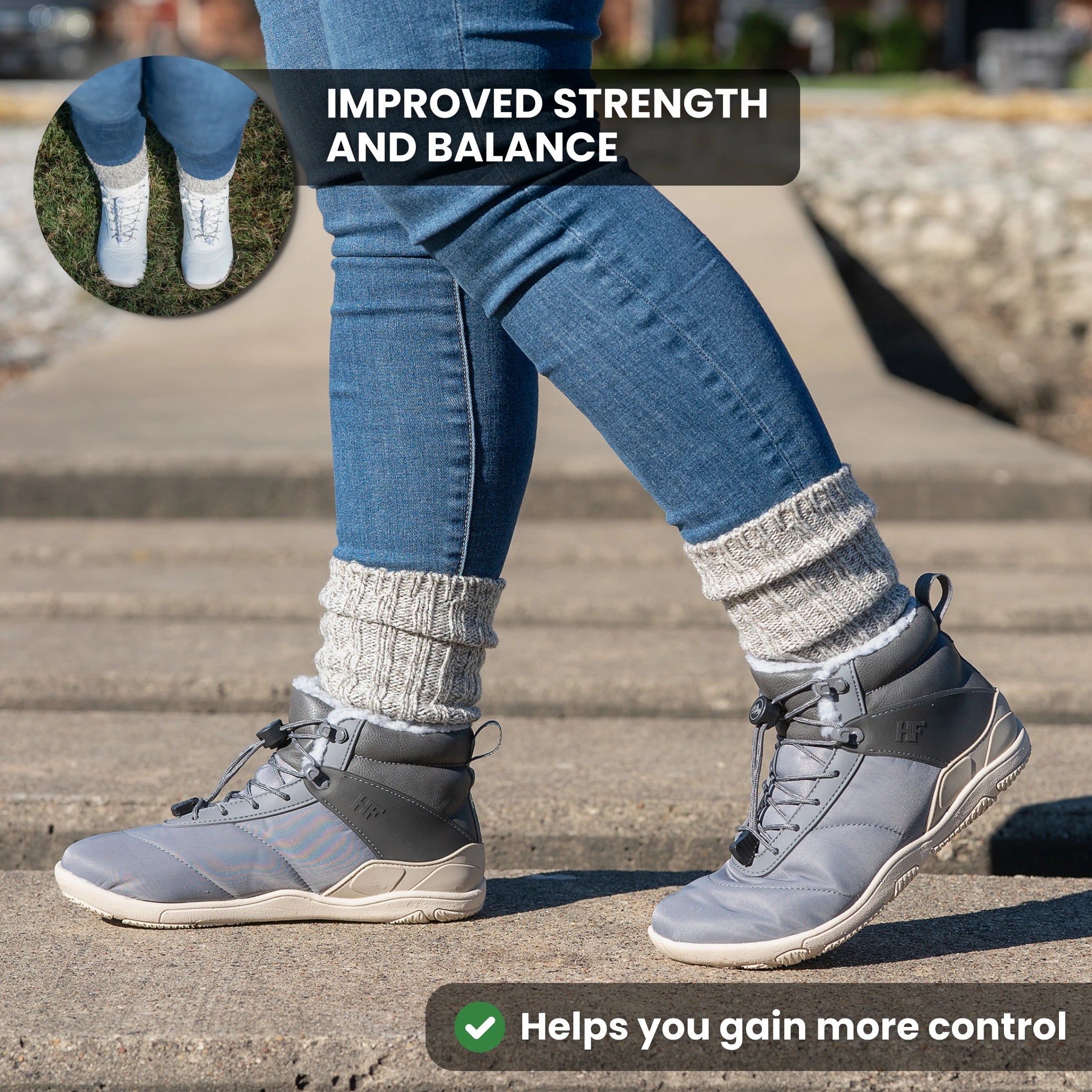 HF Azura – Ergonomic & Supportive Winter Barefoot Shoes (Unisex)