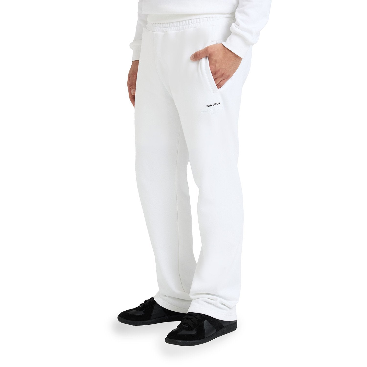 FIFA 1904 Stacked White Sweatpants - Unisex